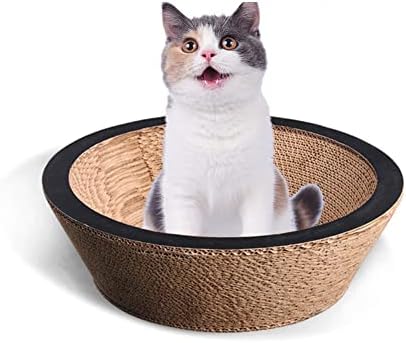 לוח גירוד לחתולים - מובנה נייר גלי נייר גלי הפיך - צעצועים אינטראקטיביים לחיות מחמד לחתולים מקורה, חתלתולים וחתולים בינוניים למשחק, גירוד קומפרוהו