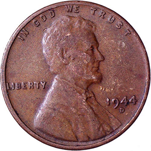 1944 ד לינקולן חיטה סנט 1 ג מאוד בסדר