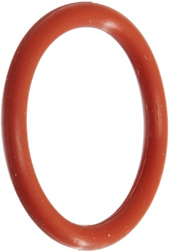 מר O-Ring 047 סיליקון O-Ring, 70A דורומטר, אדום, 4-1/2 מזהה, 4-5/8 OD, 1/16 רוחב