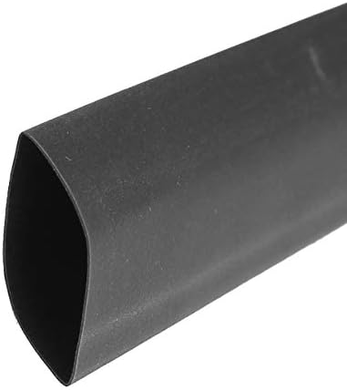 AEXIT 14 ממ חיווט גומי וחיבור חום שחור מכווץ צינורות צינור צינור צינור חום צינור 3.2ft 3 יחידות