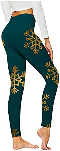 שוסון נשים של חם כושר מכנסיים ספורט הדפסת סתיו וחורף קאפרי כותנה מכנסי התעמלות עיבוי גבוהה מותן יוגה מכנסיים