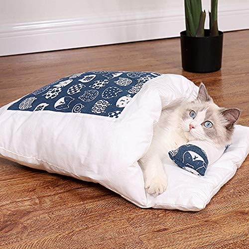 חם חתול מיטת בית רך ארוך קטיפה שמיכת חתול שינה מיטות קן עבור קטן בינוני כלבי חתולי גור כרית מחצלת קאמה גאטו