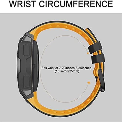 רצועות שעון סיליקון של Vevel עבור Garmin Instinct Watch Smart Watch 22 ממ להקת צמיד צמיד צמיד אינסטינקט/esports/tide/solar