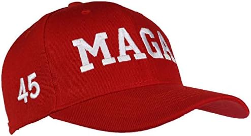 חוג כובעי למבוגרים רקום מגע 45 אמריקאי דגל טראמפ מתכוונן כדור