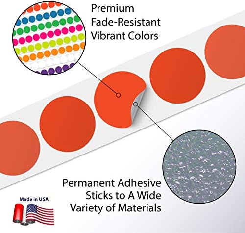 קנקו צבע קידוד מעגל נקודה מדבקת תוויות על רול