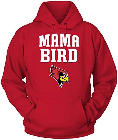 טביעת Fanprint State State State Redbirds חולצת טריקו - Mama Bird