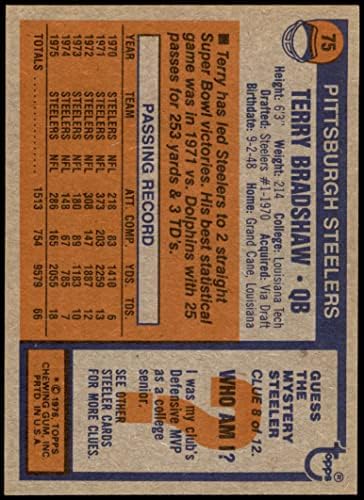 1976 Topps 75 טרי ברדשאו פיטסבורג סטילרס לשעבר/MT Steelers