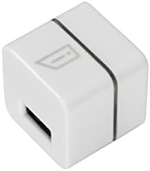 Istore Cube Cube Cube מטען USB מתקפל, 5W, 1 אמפר, לבן