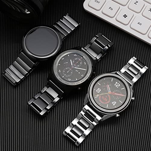 WSCEBCK חכם שעון 20 ממ 22 ממ צמיד קרמיקה לסמסונג Gear S2 S3 S4 רצועת החלפה לרצועת Huawei Watch2 Pro GT2 להקות קסם