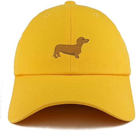 טרנדי הלבשה חנות תחש כלב רקום נמוך פרופיל רך כותנה אבא כובע כובע
