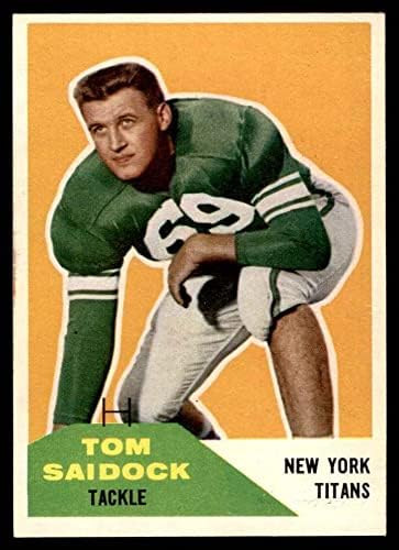 1960 Fleer 64 Tom Saideock New York Titans Ex/MT Titans