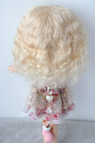 Jusuns Doll Hair JD738 9-10 אינץ 'תינוק מבולגן גל מתולתל גל רך מוהאיר BJD פאות