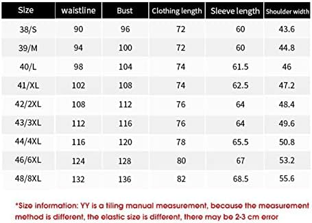 Maiyifu-GJ לגברים שרוול ארוך כפתור למטה חולצות בצבע אחיד משקל קל חולצות רזה