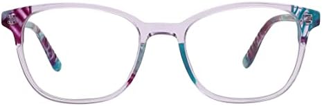 וינצ'י ורונה כחול אור חסימת משקפיים לילדים עם עדשות ברורות נגד עיניים, הפחתת סנוור ועדשות הגנת UV
