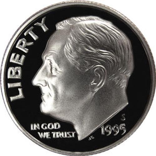1995 הוכחת Gem Roosevelt Dime Coin