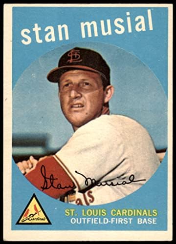 1959 Topps 150 Stan Musial St. Louis Cardinals Cards's Cards 5 - Ex Cardinals