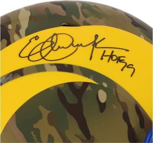 אריק דיקרסון לוס אנג 'לס רמס חתם רידל קאמו מהירות חלופית העתק קסדה עם הוף 99 כתובת-חתום