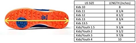 KELME סוליות נטולות לילדים ולנוער - נעלי כדורגל לבנים ולבנות - מקורה או בחוץ
