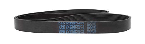 D&D Powerdrive 740K6 פולי V חגורת, גומי