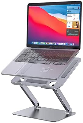 מחשב נייד מחשב נייד מחזיק מעמד מעמד ארגונומי גובה מתכוונן עמדת נייד תואמת לתואם ל- MacBook Air Pro HP Dell XPS Lenovo כל המחשבים הניידים 11-15.6