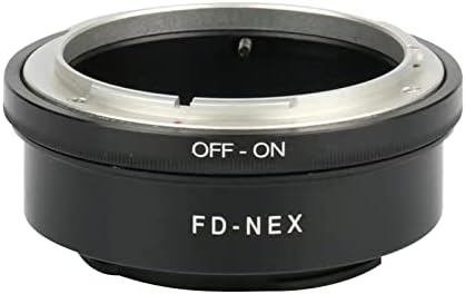 Teckeen החלפת מצלמה עדשות סגסוגת הרכ מתאם לעדשת Canon FD עבור Nex e-mount nex5t nex3n nex3c nex7