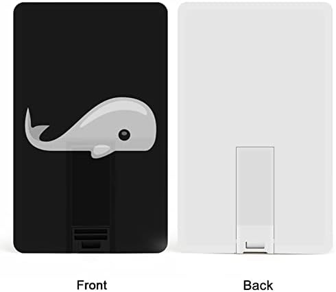 כרטיס אשראי לווייתן קטן USB כונני פלאש בהתאמה אישית מזיכרון מפתח מתנות תאגידיות ומנות קידום מכירות 32 גרם
