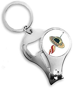 יקום חייזרים מפלצת UFO Nail Nipper טבעת מפתח בקבוקי שרשרת פותחן