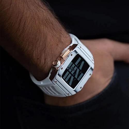Maalya Farbon Case Case Sport Style ערכת Mod עבור Apple Watch Series 8 45 ממ רצועה קלה עבור IWatch 7 6 SE 5 4 Series 44 ממ אביזרי DIY