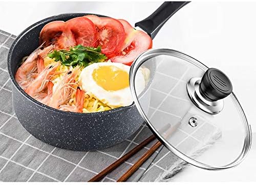 סיר ראמן קוריאני שאינו מקל מאפאן אבן חלב מחבת סיר אטריות ביצת מרק בישול סיר מהיר חימום כלי בישול למטבח כלים
