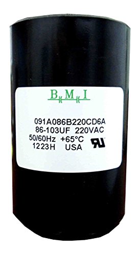 86-103 MFD 3/4 ו- 1 HP Bell Control Control Box Cabacitor Cabacitor עבור Franklin 275464118, 2801074915, CRC 2824085015 ו- Tuhorse TCB15M230. מיוצר בארצות הברית על ידי BMI