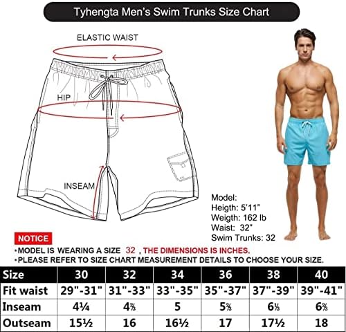 Tyhengta Mens Swim Swim Trunk