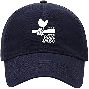 L8502-LXYB כובעי בייסבול גברים פסטיבל וודסטוק מודפס כובע כותנה כותנה כובע בייסבול