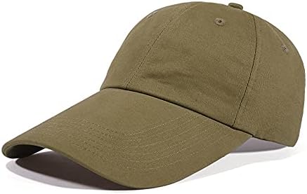 Yizhichu1990 4.3 שטר ארוך אבא כובע גברים נשים רגיל פולו טוויל כובע בייסבול לא מובנה רך