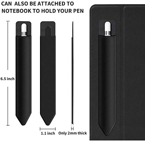 קופסאות גודל קופסא תואם ל- Acer Iconia Tab A100 - Stylus Portapouch, Carrier Holder Carrier נייד דבק עצמי עבור Acer Iconia Tab A100 - Jet Black