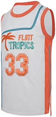 גברים של כדורסל ג ' רזי 33 פלנט הטרופיים רשת ספורט לנשימה מהיר ייבוש כדורסל חולצה רופף שרוולים מקרית חולצה