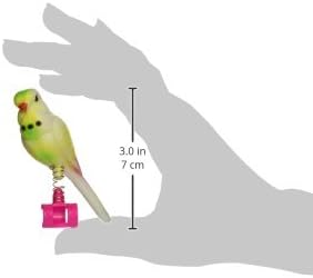 פן-פלאקס (בא509 דמות ציפור אקרילית, גודל קטן באביב / מתחבר בקלות לכלוב / תן לציפור שלך חבר חדש