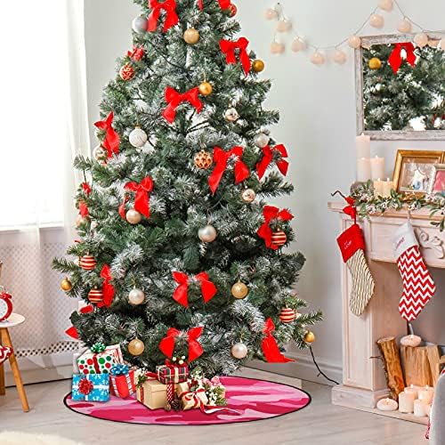 מחצלת עץ חג המולד של שיגואה אדומה עץ חג המולד עץ חג המולד מחצלת עץ חג המולד עץ חג המולד חג המולד קישוטי מסיבות בית חג 28.3 אינץ '