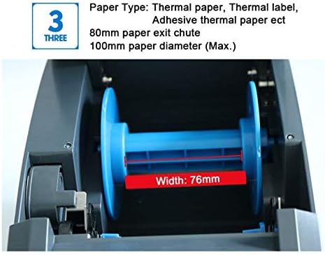 מדפסת תווית תרמית מכונה סופרמרקט ברקוד מדבקת רול תווית מדפסת