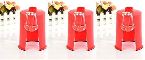 Upkoch Dispensensers Soda מים 3 יחידות ברז מכשיר אדום סודה קולה סודה עם שולחנות שולחן עבודה קולה קולה מתקן מים ביתיים