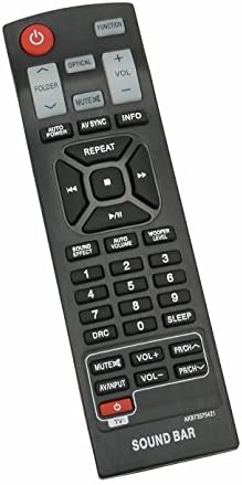 New AKB73575421 Replace Remote fit for LG Sound bar NB3530A NB2520A NB2430 NBN36 NB3531A NB3532A S33A1-D NB3730A NB4530B NB3520A2 NB3520ANB NB3530ANB NB4532B NB4530B NB4530A NB4540 NB4542