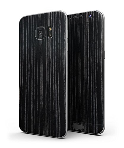 עיצוב Skinz Design Skinz מרקם עץ שחור עוטף גוף מלא עוטף עור ערכת עור לגלקסי S9 Plus