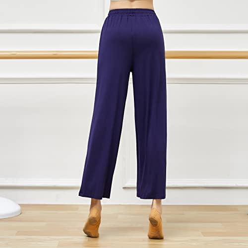 עסקי מכנסי קז ' ואל נשים בתוספת נשים של מכנסיים קלאסי ריקוד מכנסיים רחב רגליים ארוך חוף לחפות מכנסיים עבור